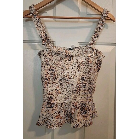 Patrons Of Peace Womens Medium Tops Lot Of 2 Sleevless Floral Boho Cottage Core - Picture 13 of 16